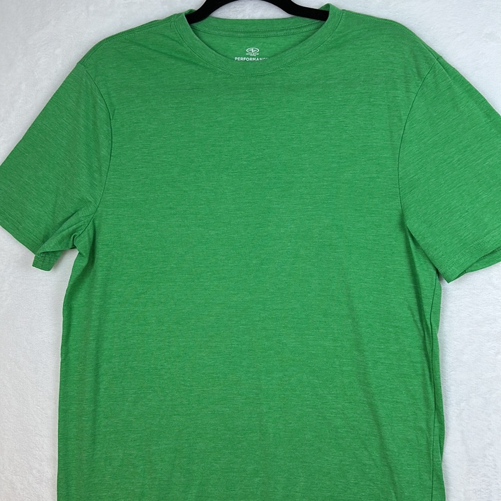 Athletic Works Men’s Short Sleeve T-shirt Green Size Medium 38-40 - Picture 2 of 7